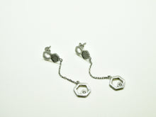 Load image into Gallery viewer, CASSIA Silberohrringe lang